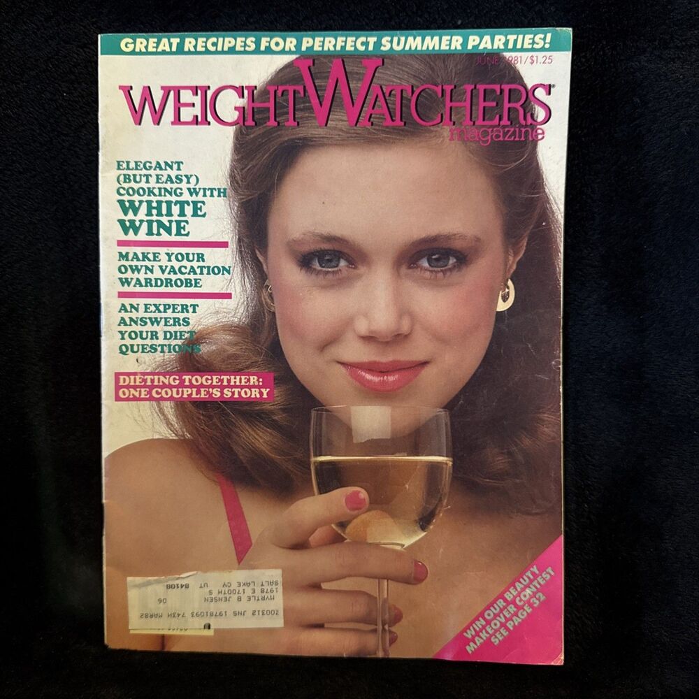 Vintage Weight Watchers Magazine June 1981 Nostalgia Staying Slim Tuna Pilaf